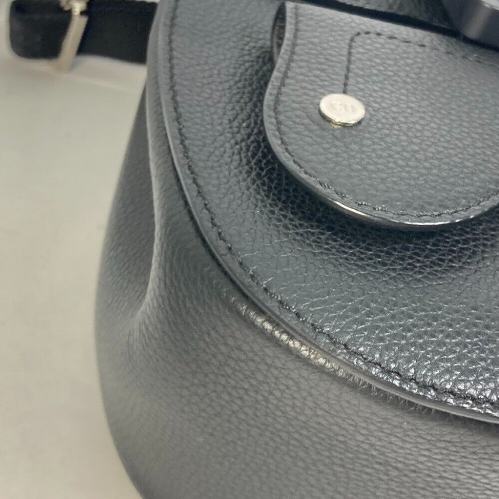 Dior Bag Gallop Saddle Backpack Calfskin Black - Picture 16 of 16